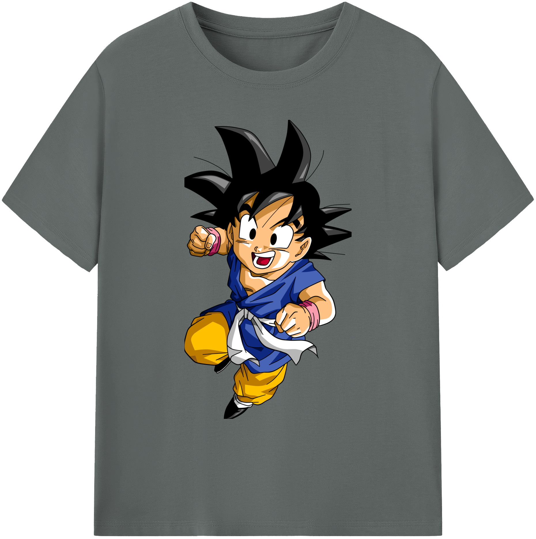 （画像用） ドラゴンボール 孫悟天 そん ごてん DRAGON BALL Son Goten 綿100％ メンズ半袖Tシャツ｜肌触りやわらか＆通気性